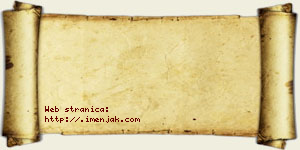 Desanka Bzenić vizit kartica